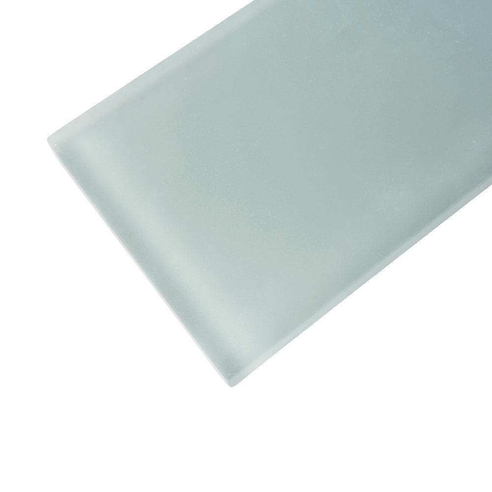 Glacier Gray 3X6 Frosted Glass Subway Tile