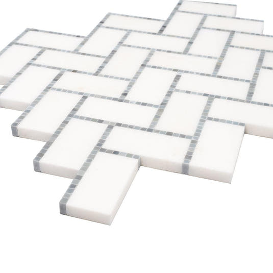Lexington Gray Marble Mosaic Tile | Tile Club