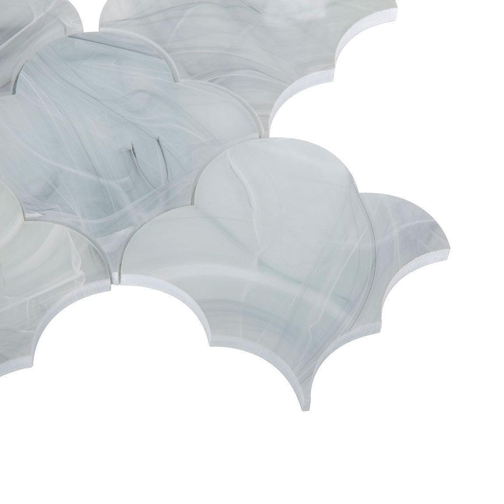 Sea Glass Cloud Grey Mosaic Tile | Tile Club