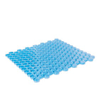 Sky Blue Penny Round Glass Tile | Tile Club