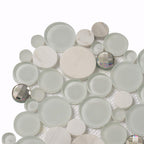Sparkly Spheras Glass And Stone Tiles | Tile Club