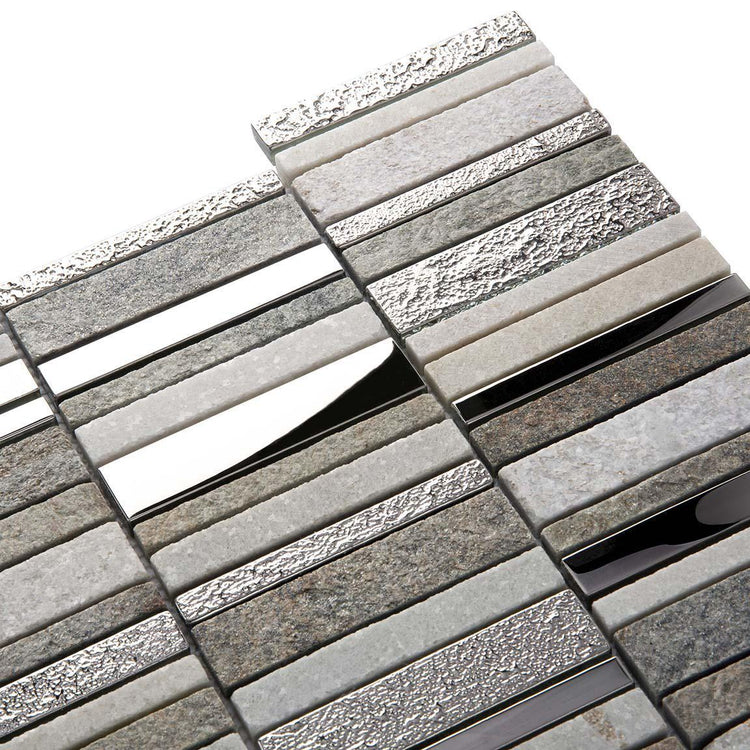 Villa Rapids Quartz & Glass Mosaic Tile | Tile Club