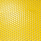 Yellow Buttons Porcelain Penny Round Tile | Tile Club