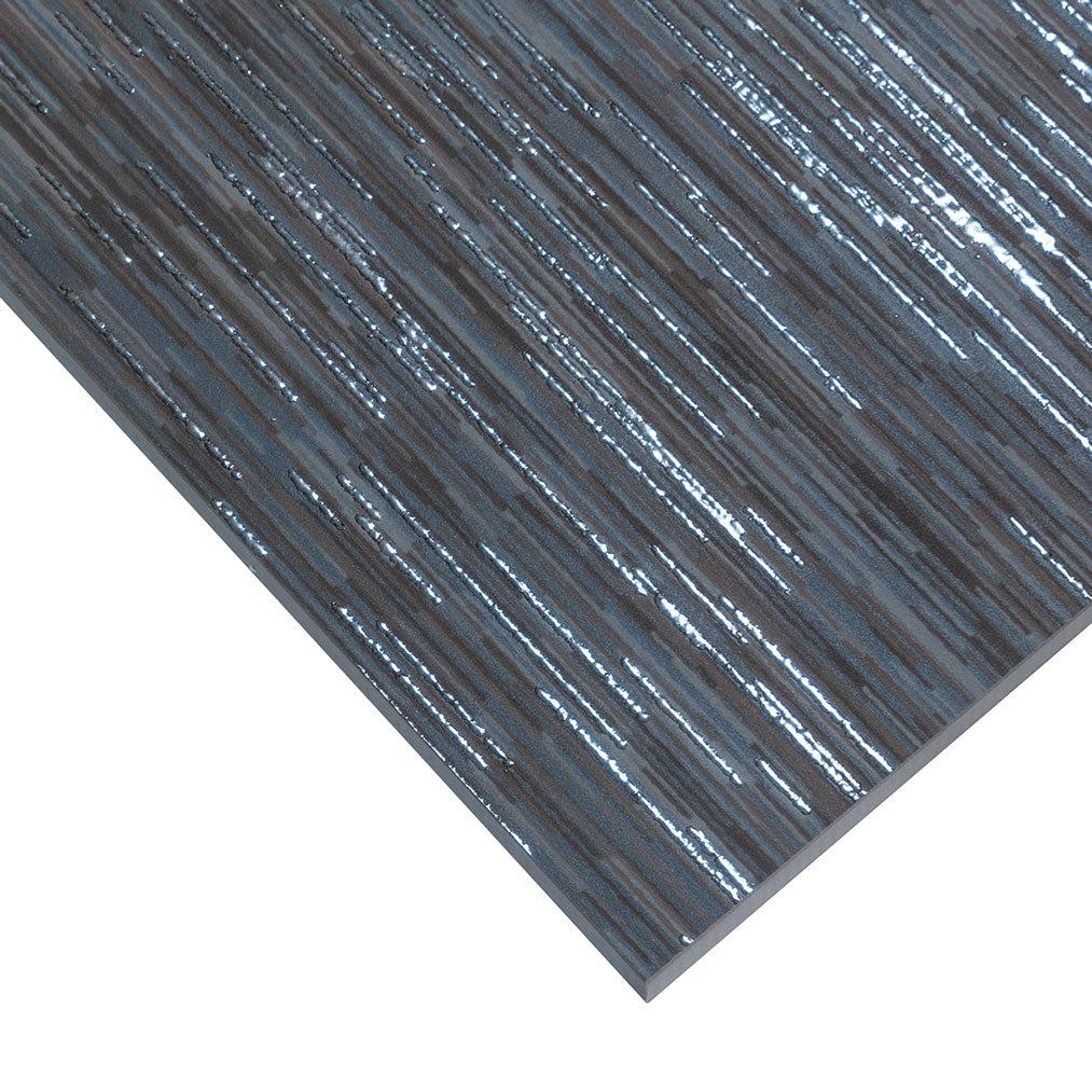 Chambray Black Thread Porcelain Tile 24x48 | Tile Club