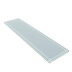 Glacier Aura Gray 4X16 Polished Glass Tile | Tile Club