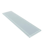 Glacier Aura Gray 4X16 Polished Glass Tile | Tile Club