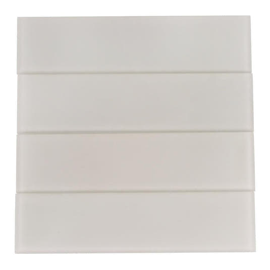 Glacier Beach 3X12 Frosted Glass Tile | Tile Club