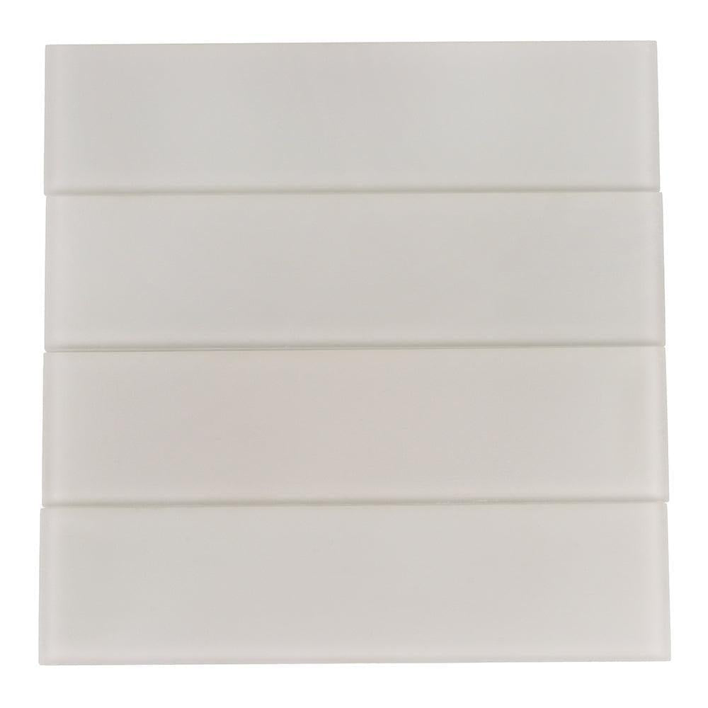 Glacier Beach 3X12 Frosted Glass Tile | Tile Club