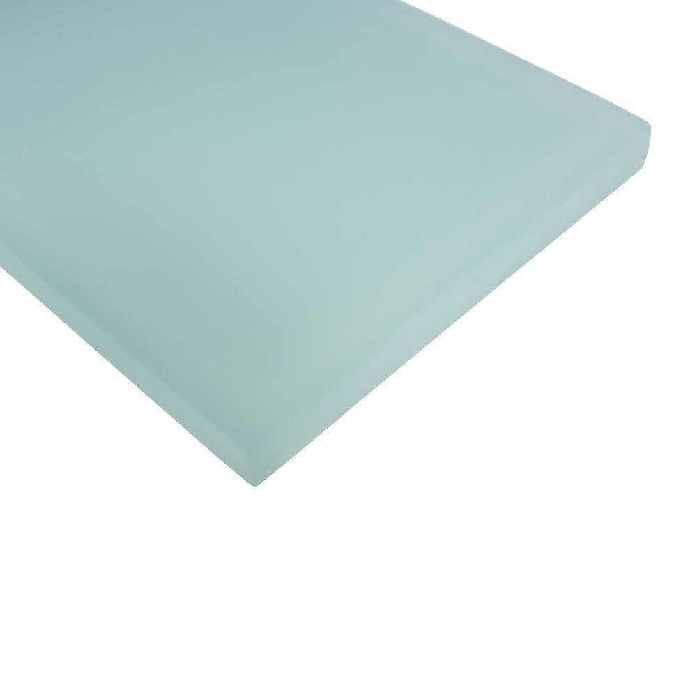Glacier Breeze 3X6 Frosted Glass Subway Tile | Tile Club