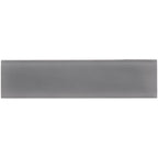 Glacier Dark Gray 3" x 12" Frosted Glass Tile