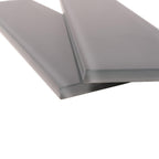 Glacier Dark Gray 3"x12" Polished Glass Tile | Tile Club