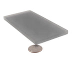 Glacier Dark Gray 3"x6" Frosted Glass Subway Tile | Tile Club