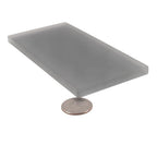 Glacier Dark Gray 3"x6" Frosted Glass Subway Tile | Tile Club