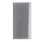 Glacier Dark Gray 3" x 6" Polished Glass Subway Tile | Tile Club
