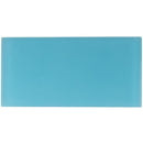 Glacier Laguna Blue 3X6 Frosted Glass Tile Sample
