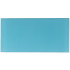 Glacier Laguna Blue 3X6 Frosted Glass Tile Sample