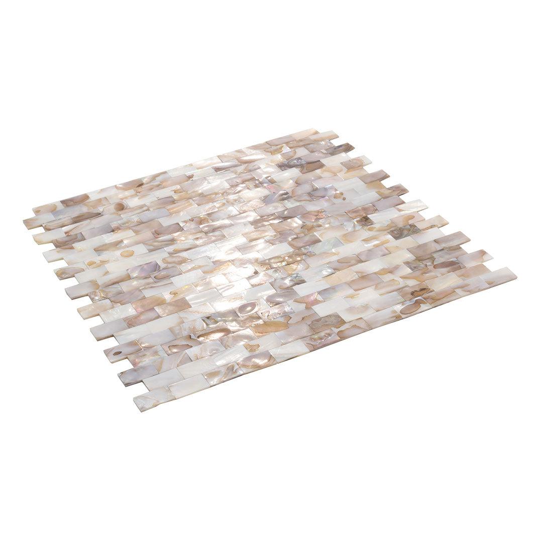 Seashell Dreams Brick Mosaic Tile