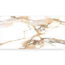 Rectangle Crash Beige 36x72 Polished Calacatta Porcelain Tile 