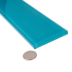 Glacier Laguna Blue 3X12 Polished Glass Tile | Tile Club
