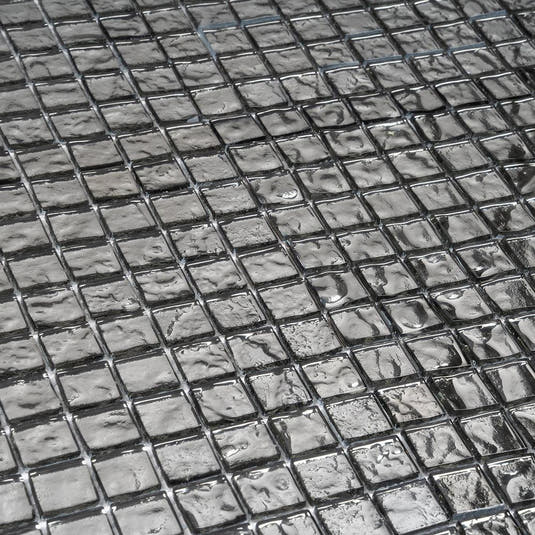 Mizumi Nickel Glass Mosaic Tile | Tile Club