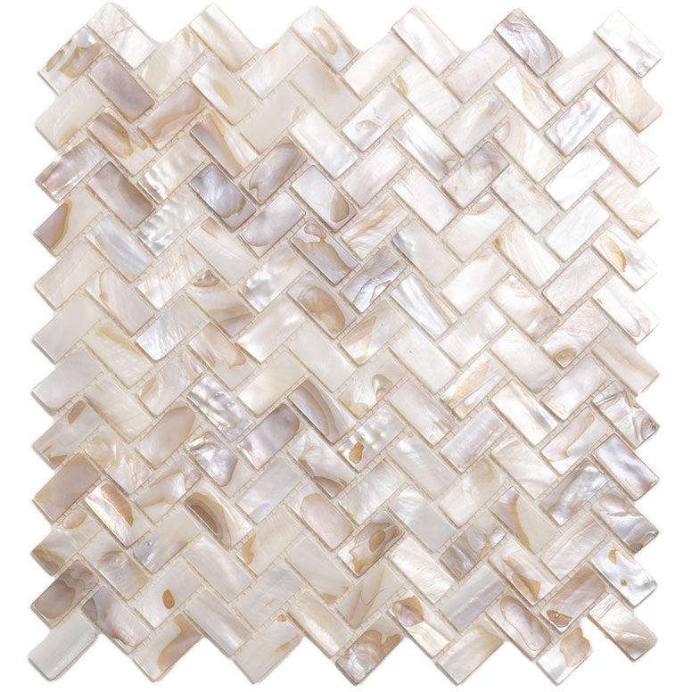 Seashell Backsplash Tile Natural Shell Mosaic Mother Of Pearl