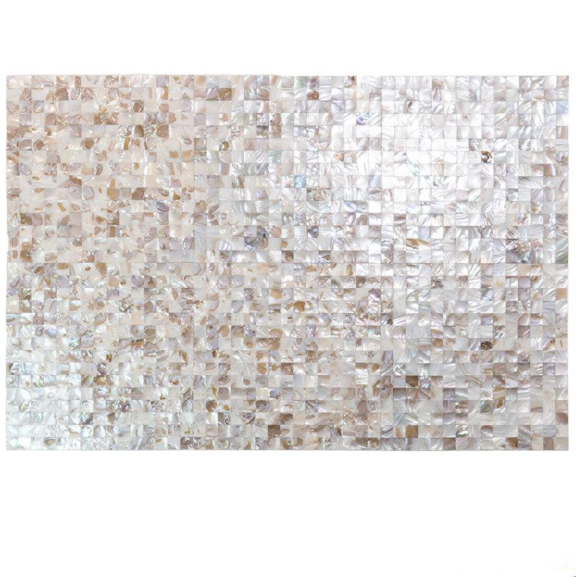 Seashell Dreams Square Mosaic Tile | Tile Club