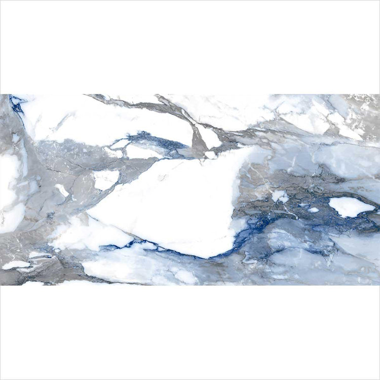 Rectangle Crash Blue 24x48 Matte | Tile Club