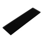 Glacier Black 4X16 Frosted Glass Tile | Tile Club