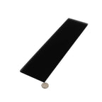 Glacier Black 4X16 Frosted Glass Tile | Tile Club