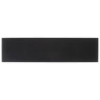 Glacier Black 4X16 Frosted Glass Tile | Tile Club
