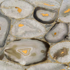 Preciosa Beige Geode and Gold Porcelain Tile | Tile Club