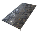 Preciosa Black Geode and Gold Porcelain Tile | Tile Club