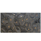 Preciosa Black Geode and Gold Porcelain Tile | Tile Club