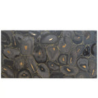 Preciosa Black Geode and Gold Porcelain Tile | Tile Club