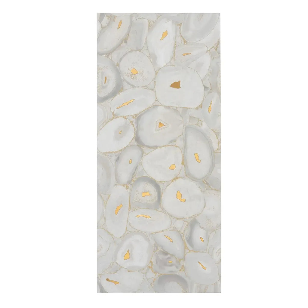 Preciosa White Geode and Gold Porcelain Tile | Tile Club