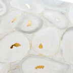 Preciosa White Geode and Gold Porcelain Tile | Tile Club