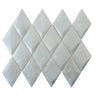 Prism Pearl Beveled Diamond Cast Glass Mosaic Tile