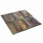 Prism Storm Beveled Brick Cast Glass Mosaic Tile | Tile Club