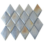 Prism Storm Beveled Diamond Cast Glass Mosaic Tile | Tile Club