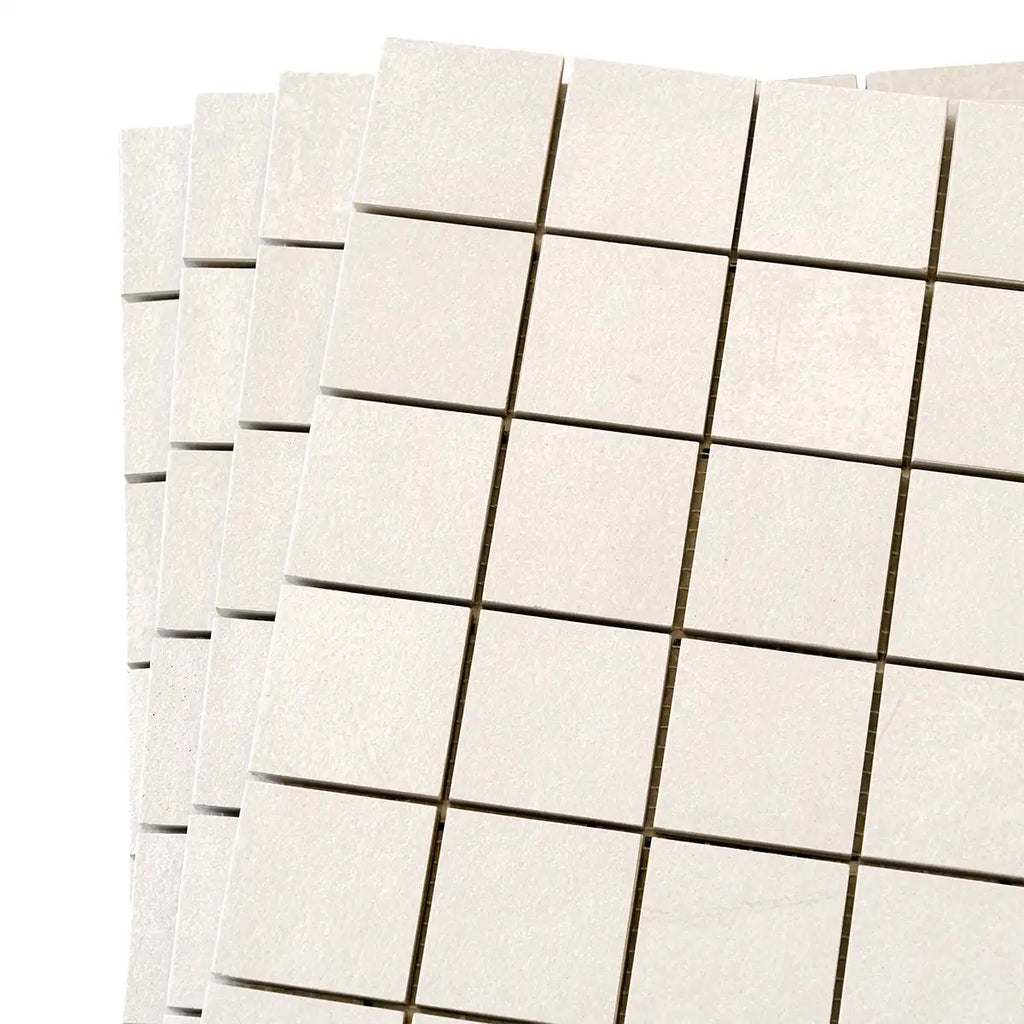 Velo White Porcelain Mosaic Tile