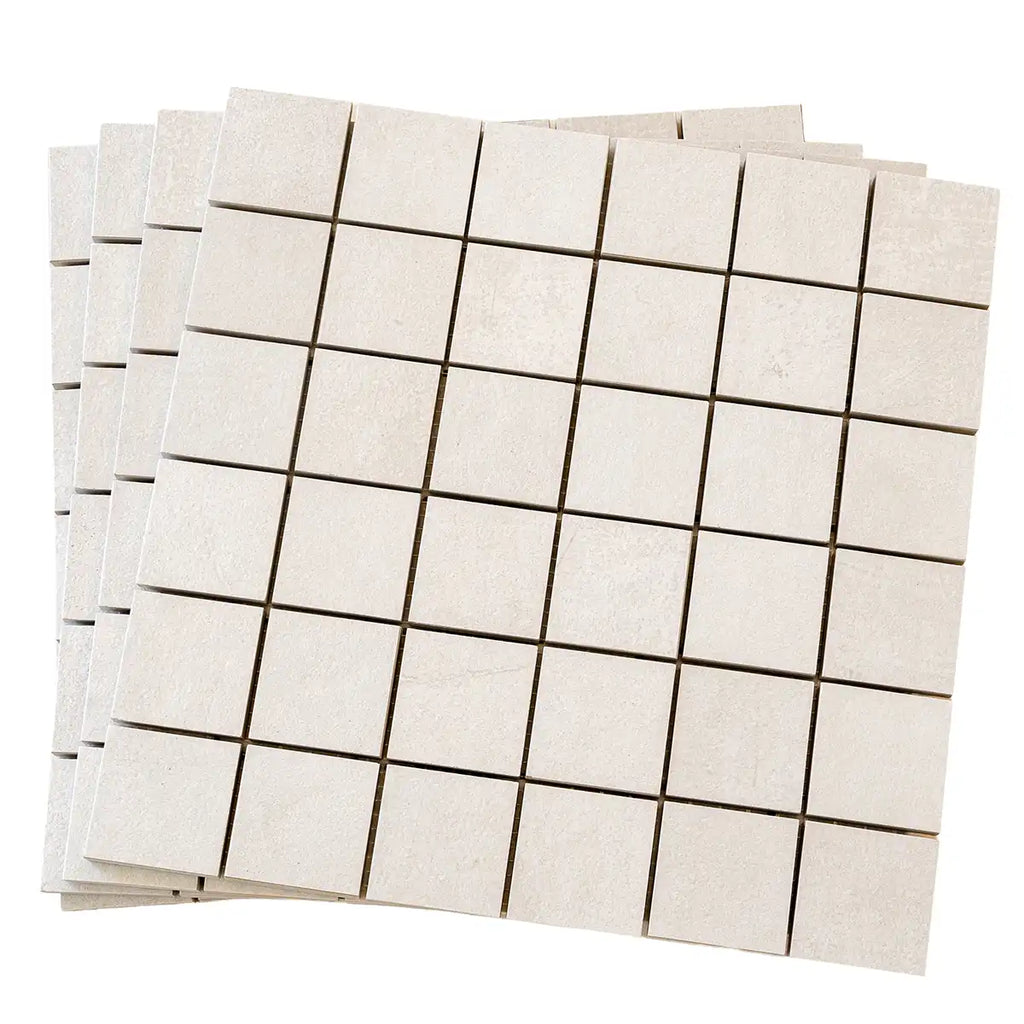 Velo White Porcelain Mosaic Tile