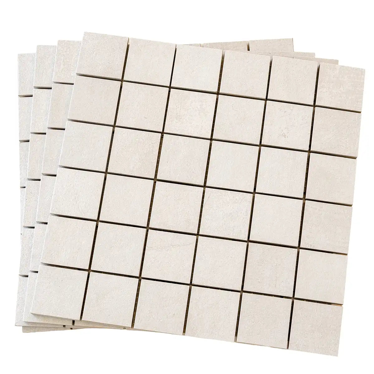 Velo White Porcelain Mosaic Tile