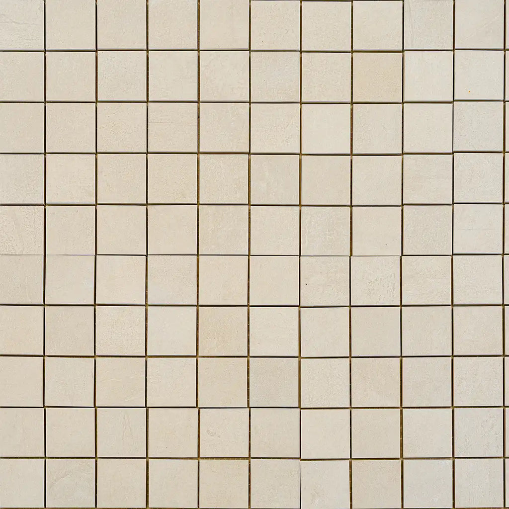 Velo Ivory Porcelain Mosaic Tile