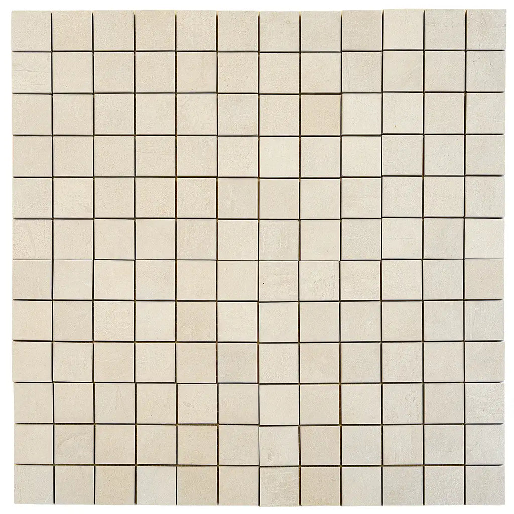 Velo Ivory Porcelain Mosaic Tile