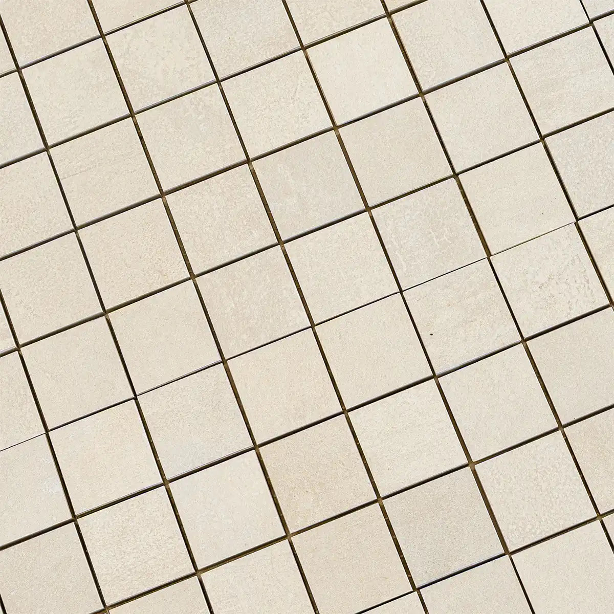 Velo Ivory Porcelain Mosaic Tile