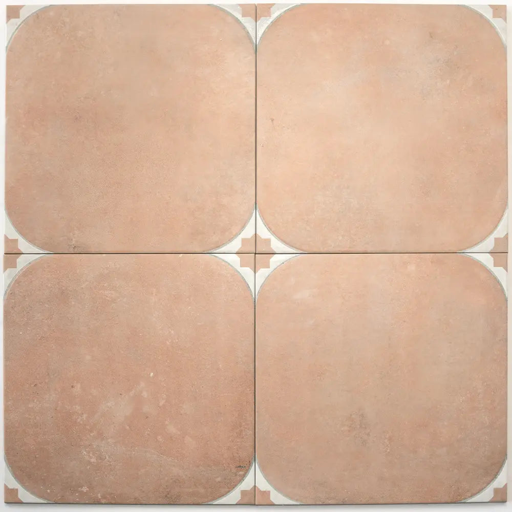 Sultana Stella Terracotta Porcelain Tile 18x18 | Tile Club