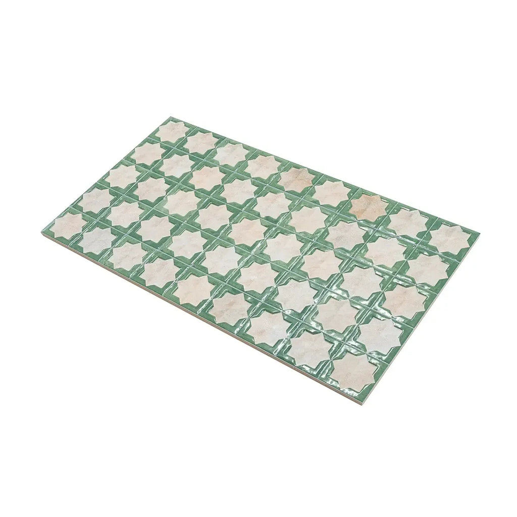 Sultana Celeste Green Porcelain Tile 12x22 | Tile Club
