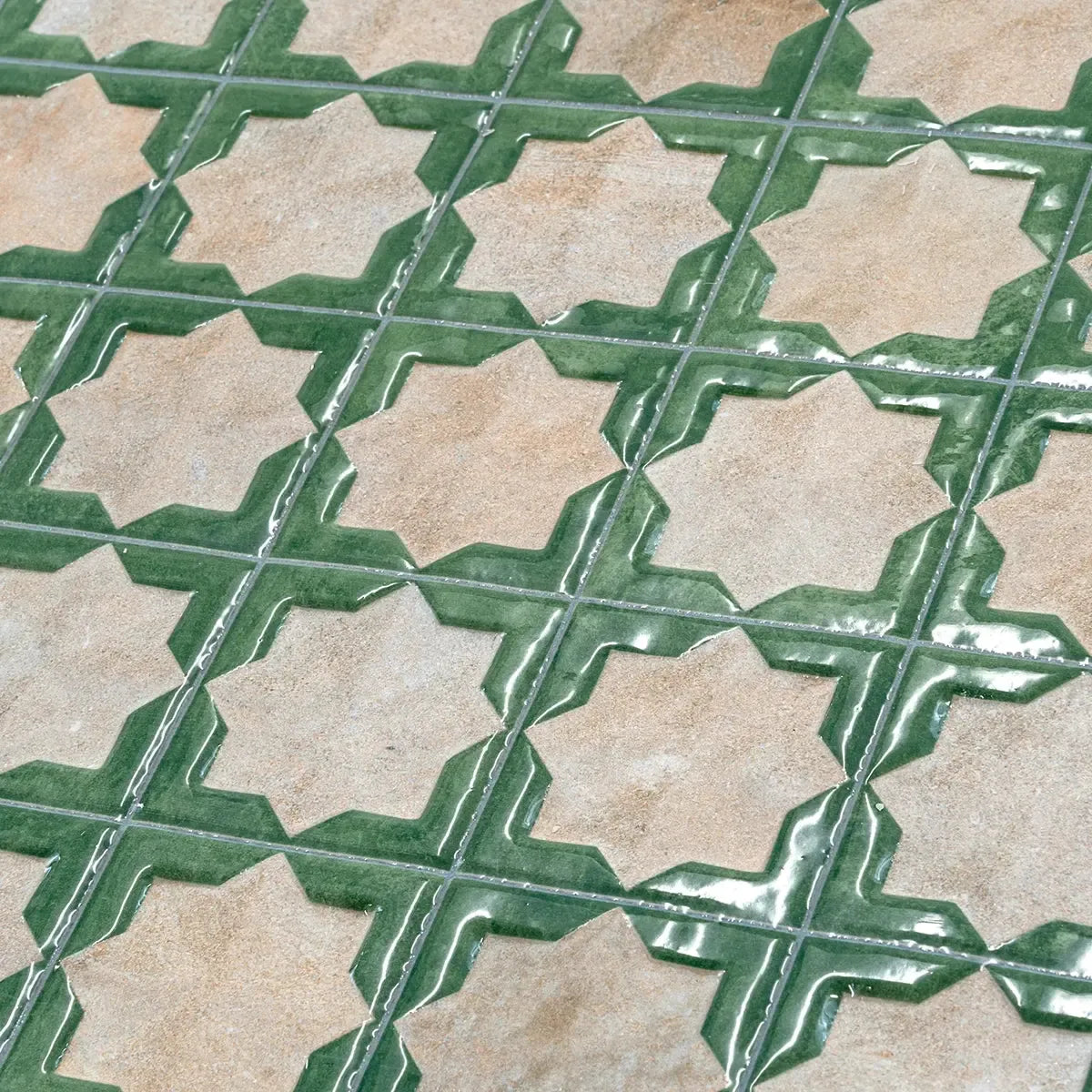 Sultana Celeste Green Porcelain Tile 12x22 | Tile Club