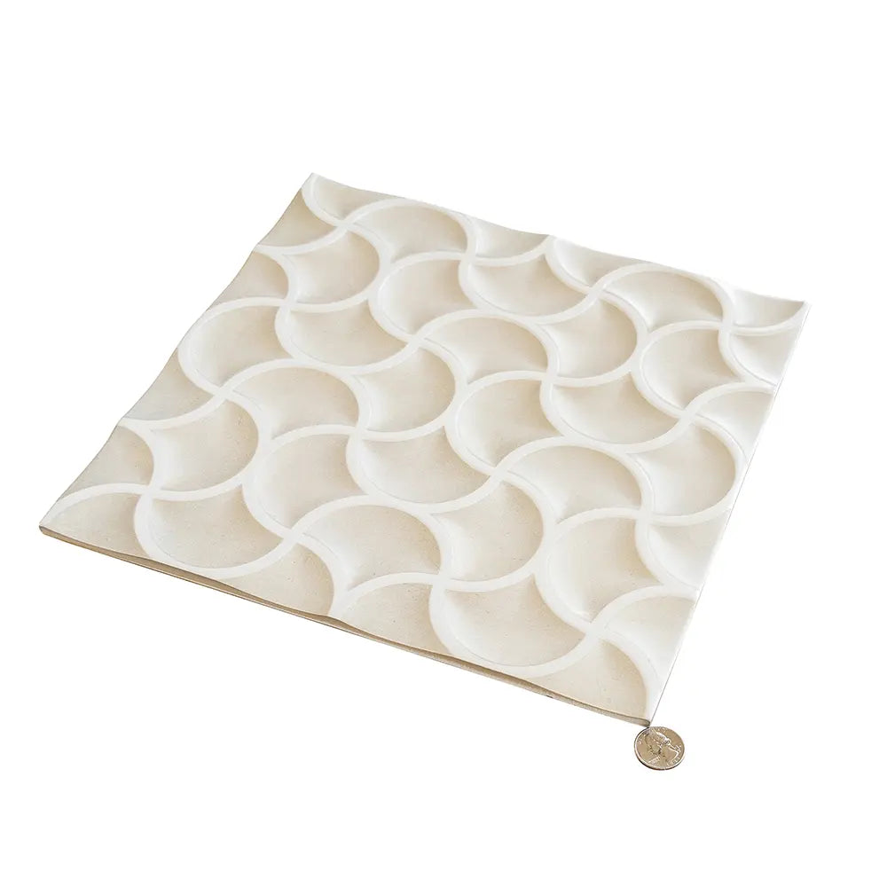 Sultana Mesh Crema Porcelain Tile 13x13 | Tile Club