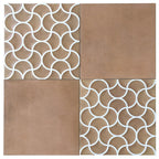 Sultana Mesh Sienna Porcelain Tile 13x13 | Tile Club